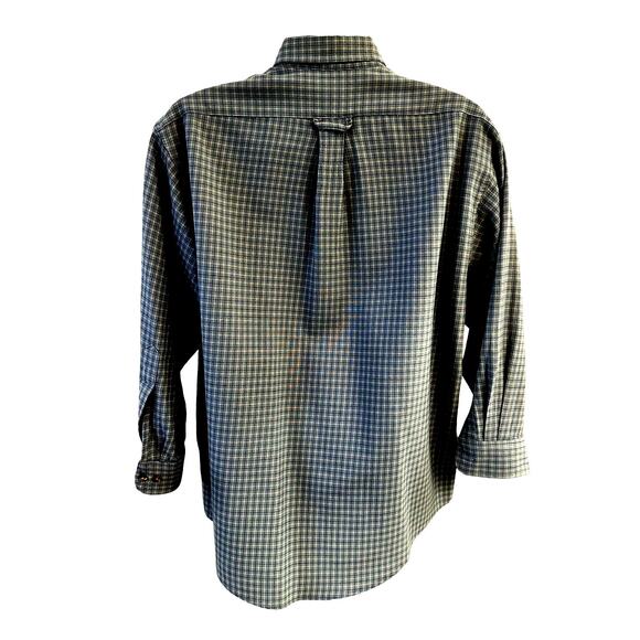 Filson Vintage 100% Virgin Wool Long Sleeve Button Up Plaid Shirt Men's Size L - Picture 4 of 10